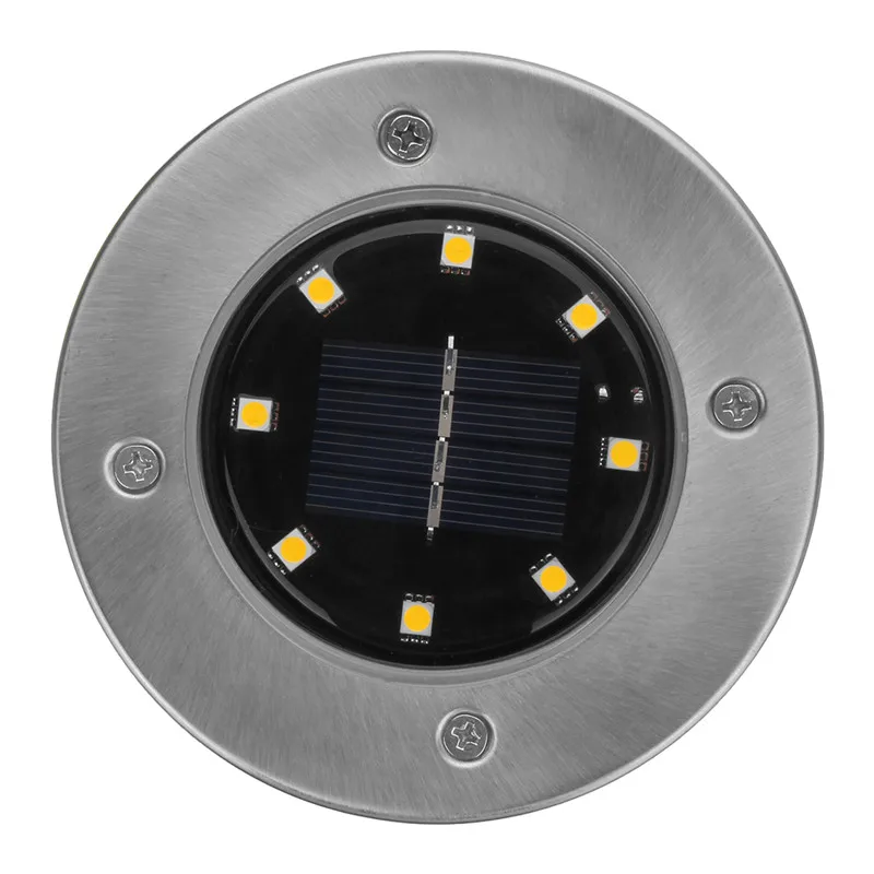 Водонепроницаемый садовый фонарь на солнечной батарее колодесветильник