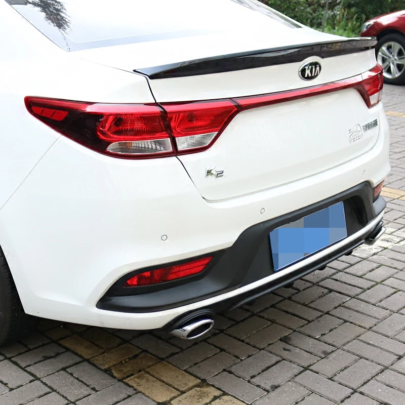 Защитный диффузор для заднего бампера KIA RIO K2 2017 2018 комплект кузова бампер задняя