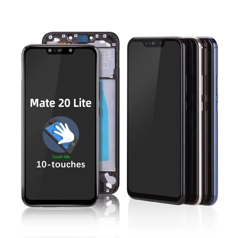 Оригинальная замена на сборке AMOLED Оригинальный дисплей для huawei mate 20 Lite сборка
