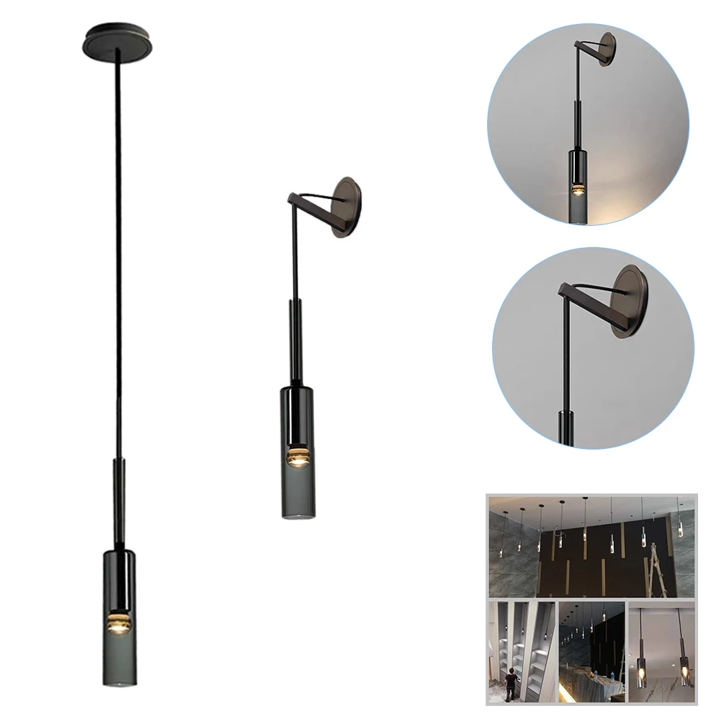 

Nordic Style LED Ceiling Light Hanging Glass Pendant Lamp Loft Hallway Lamps