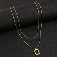punk minimalism snake chain fashion geometric pendant necklace for women vintage gothic choker charm jewelry gifts accessories