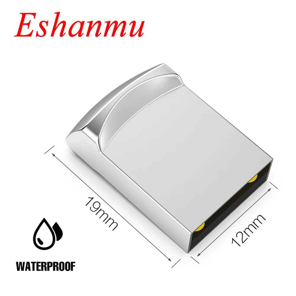 Водонепроницаемый компактный Usb флеш накопитель Eshanmu 8 ГБ 16 32 64 128 ГБ|USB