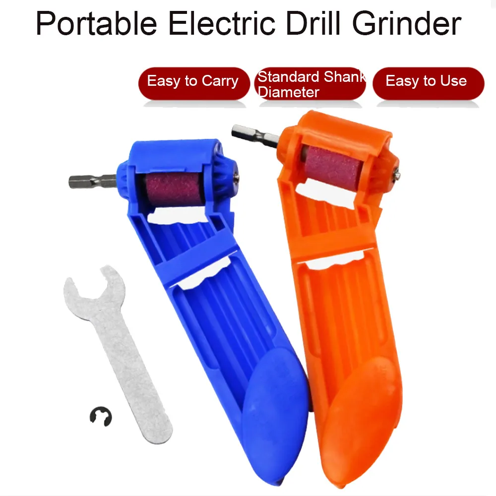 

Drill Bit Sharpener Portable Corundum Grinding Wheel Powered Tool for Drill Polishing Grinder Wheel Drill Bit Sharpener