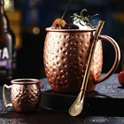 Roral Ретро медная цветная мол кружка 550 мл водка из нержавеющей стали пивная чашка стакан ликер МЕДНАЯ КРУЖКА