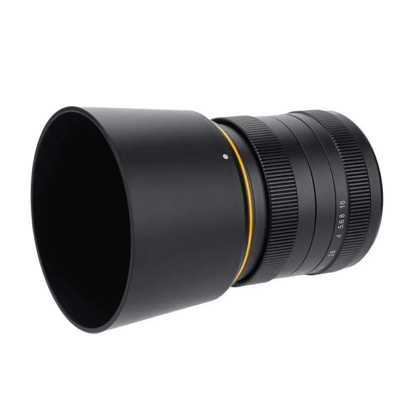 Профессиональная широкоугольная камера Kamlan 28 мм F1.4 Aps-c ручная настройка апертуры