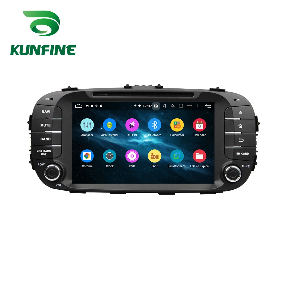 Android 9,0, четыре ядра, 4 Гб ОЗУ, 64 Гб ПЗУ, автомобильный DVD, gps навигация, мультимедийный плеер, стерео для Kia Soul,,, радио