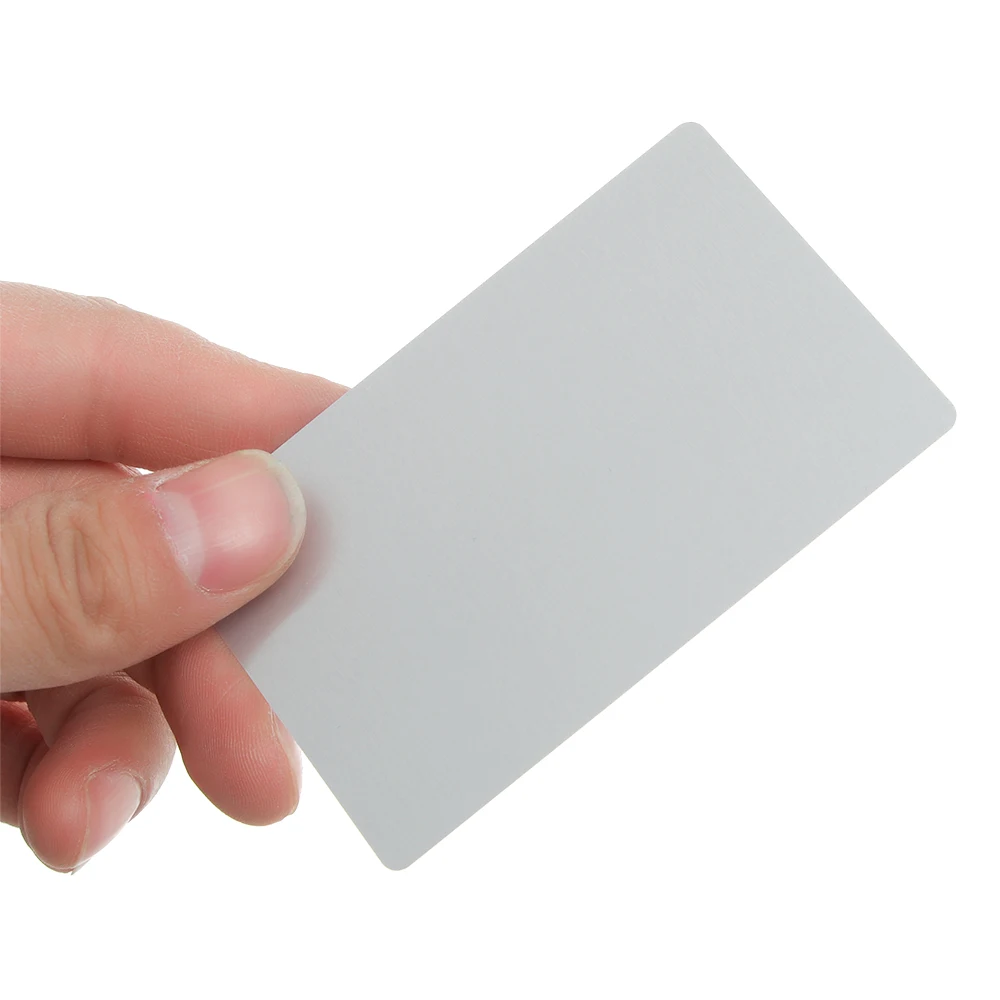 500Pcs Blank Sublimation Metal Name Card Thick Laser- Engraved Smooth DIY Custom Metal Blank Printing Business Cards Kit