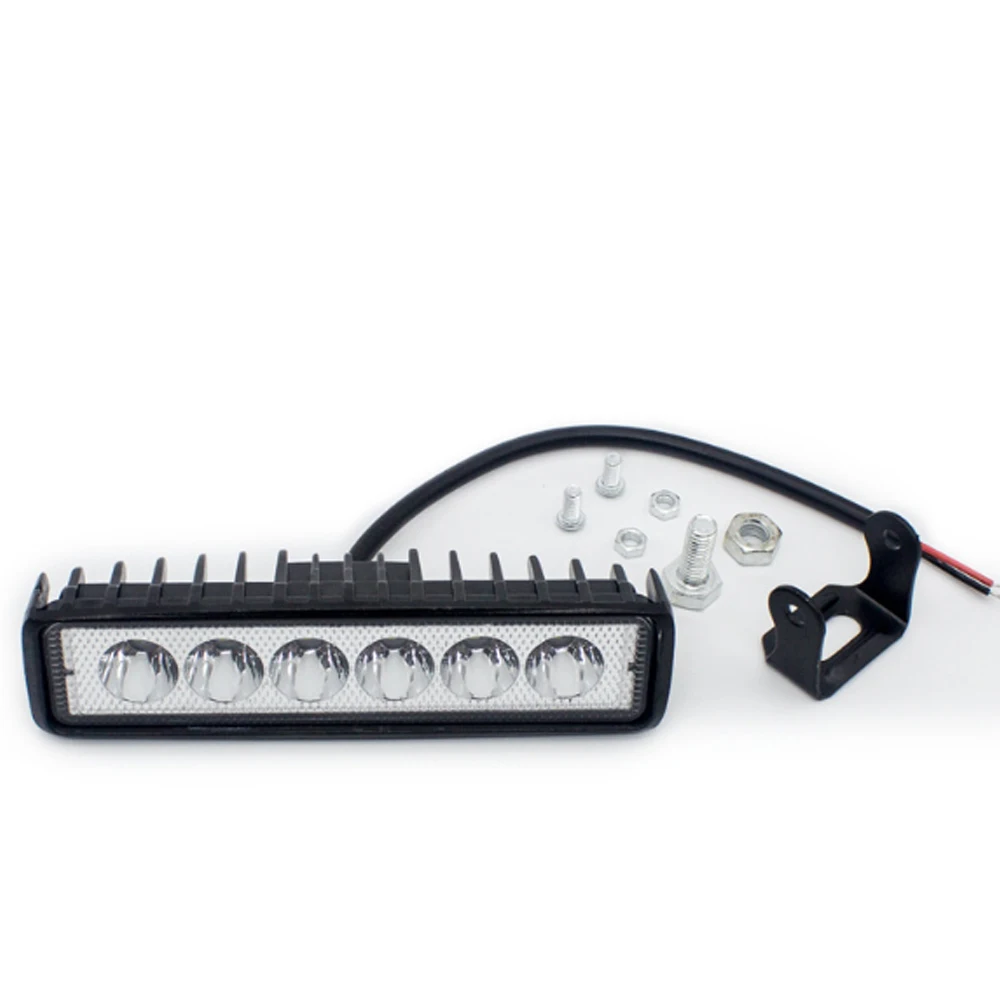 Светодиодный рабочий светильник для внедорожников 5 9 дюйма 18 Вт 12 В 24 дневные