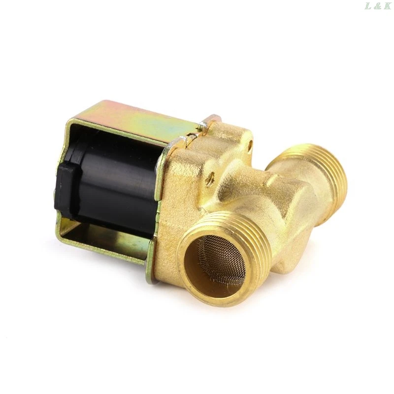 

Copper Hot Water Normally Closed Inlet Valve 4 Points DC12V Solar Water Heater Solenoid Coil Solenoid Valve