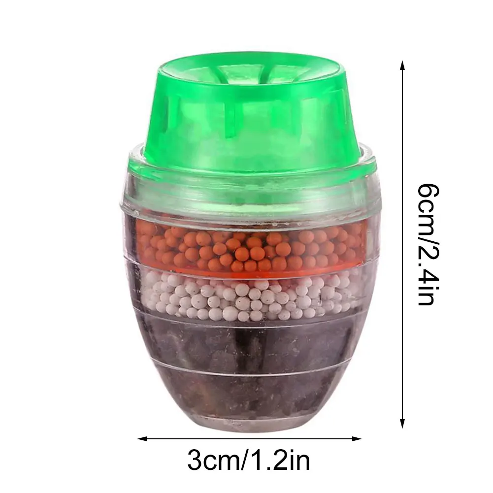 

Faucet Filter Sprayer Purifier Tap Mount Activated Carbon Filtration Device Water Saver Household Kitchen Tool Water Filter 3PCS