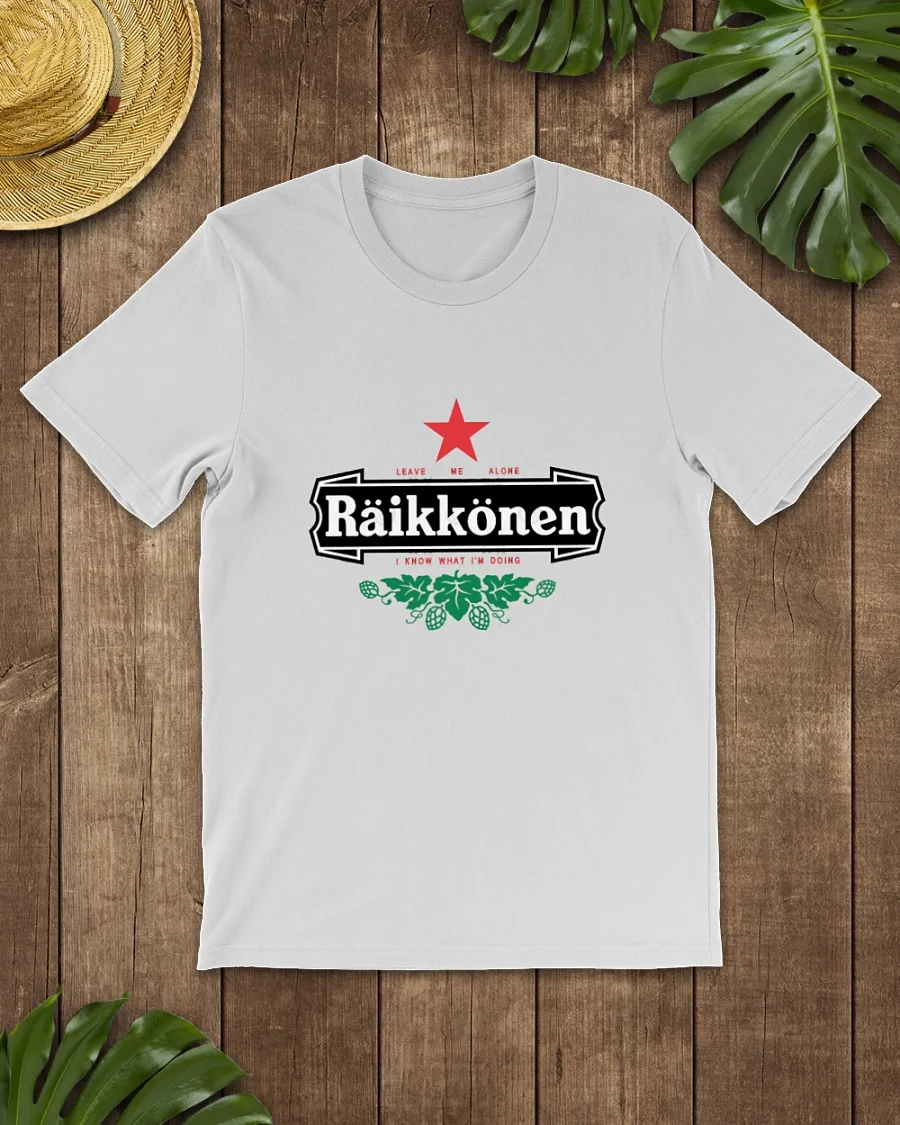 2019 модная мужская футболка оставьте меня в стороне Raikkonen я знаю что м делая