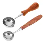 Анти-Горячая запечатывание ложка для воска печать воска плавильная ложка винтажная деревянная ручка запечатывание ложка для воска штамп для скрапбукинга Прямая поставка