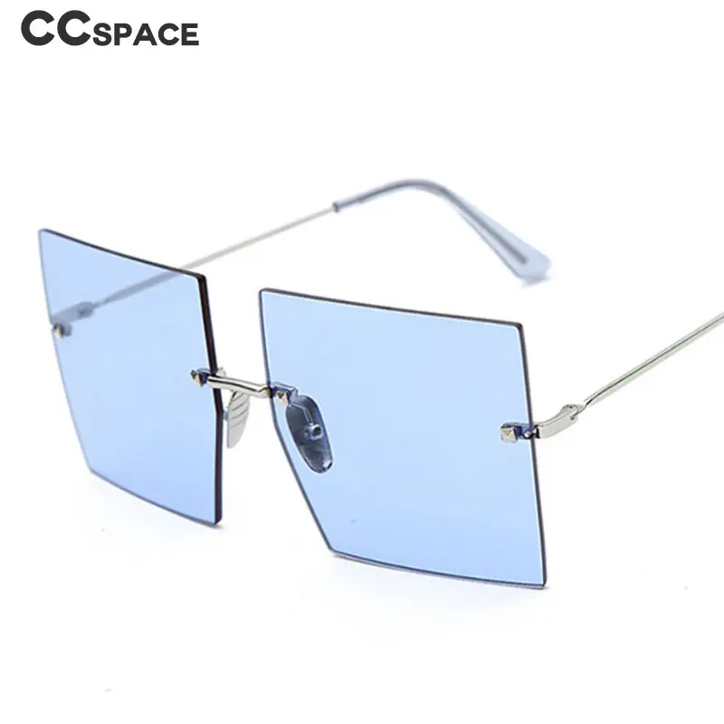 47140 квадратные безрамные негабаритные солнцезащитные очки для мужчин и женщин