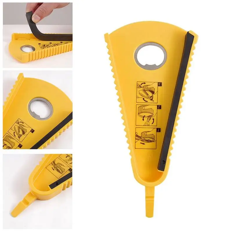 

1PC Creative Multi-function Bottle Opener Jar Opener Off Bottle Twist Grip Opener Quick Everyday Use Easy Opening Bottle Opener