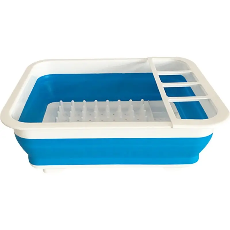 Foldable Dish Rack Kitchen Storage Holder Drainer Bowl Tableware Plate Portable Drying Home Shelf Organizer | Дом и сад