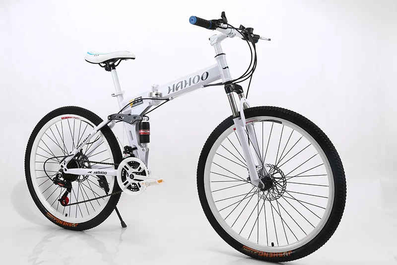 27 speed white С высоким содержанием углерода Сталь горный велосипед Bicicletas крест велосипедный 20/24/2" переменной Скорость двойной амортизацией для горного велосипеда - Цвет: 27 speed white