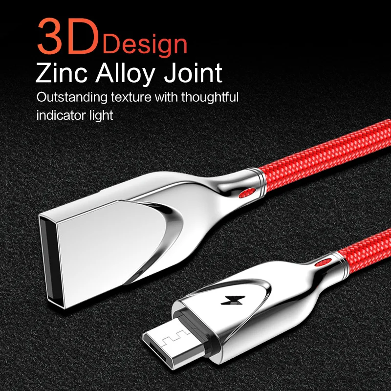 Магнитный зарядный кабель ANMONE для телефона Micro USB Type-c провод магнитный телефонный