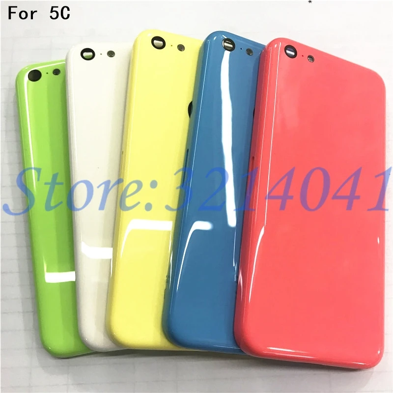 Оригинальный чехол для Apple iPhone 5C задняя крышка аккумулятора дверь корпус средний