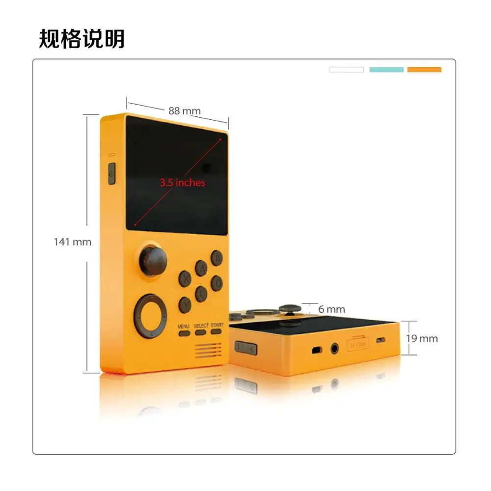 A19 Pandora's Box Android supretro handheld game console IPS screen built-in 3000+games 30 3D games WiFi download | Электроника