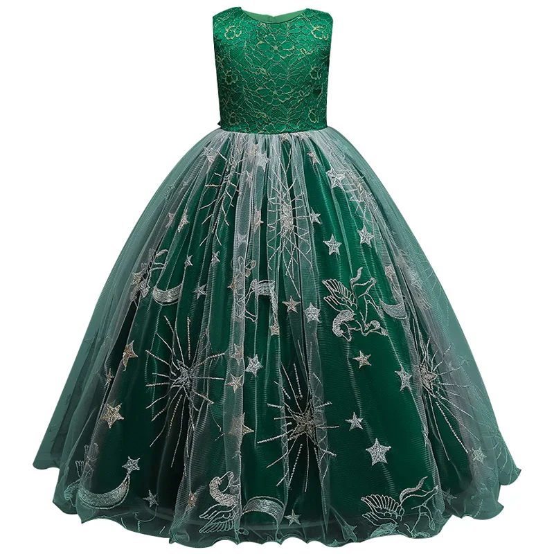 Осенняя детская одежда для девочек-гостей на свадьбе Платья младенцев платье