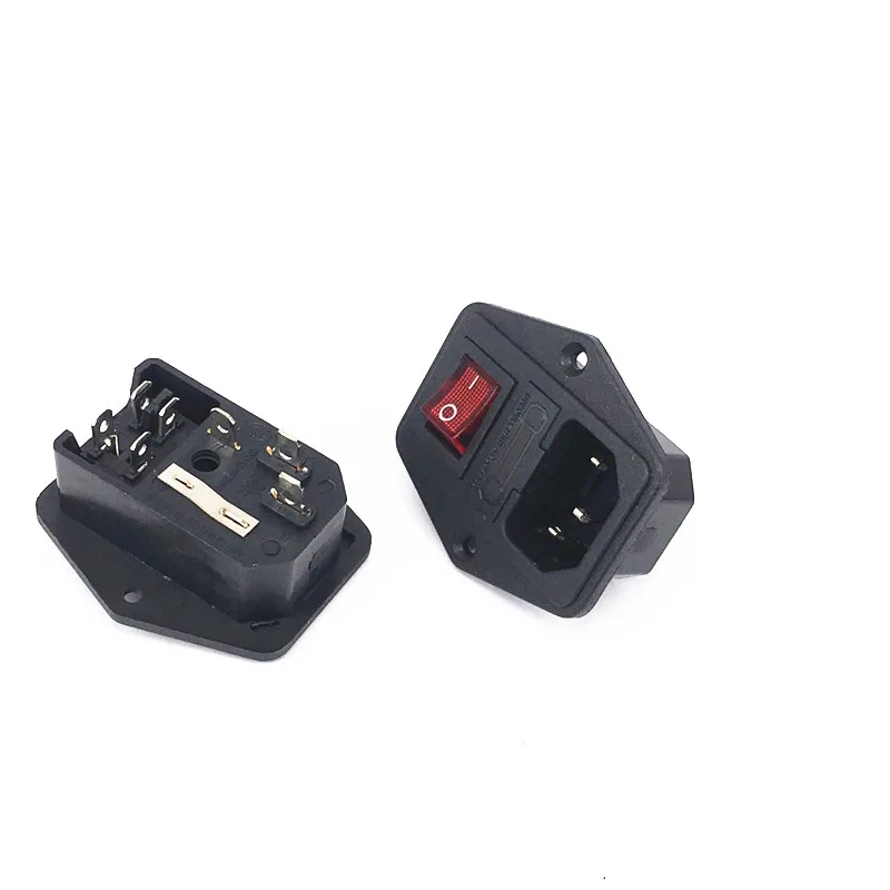 Клавишный Выключатель питания ИЭК 3 Pin 320 C14 на входе Мощность переключатель