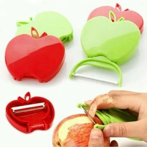 

New Style Fruit Vegetable Tool Peelers Zesters Foldable Vegetable Shape Apple Cutter Office Kitchen Fruit Peeler Small Gadgets