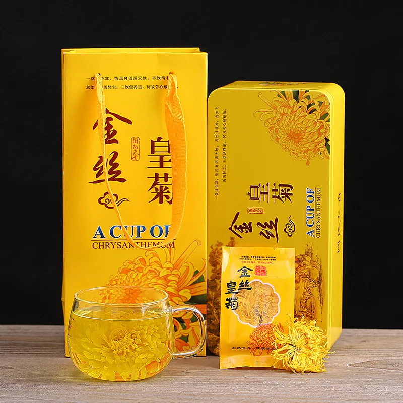 Jiangxi Xiushui золотые шелковые хризантемы чай оптовая продажа чашка Dahuang хризантема
