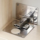 1 шт. шарнир Для ремонта пластины Для корпусной Мебели окно ящика Нержавеющаясталь пластина ремонт аксессуар Фурнитура Для Мебели Петли