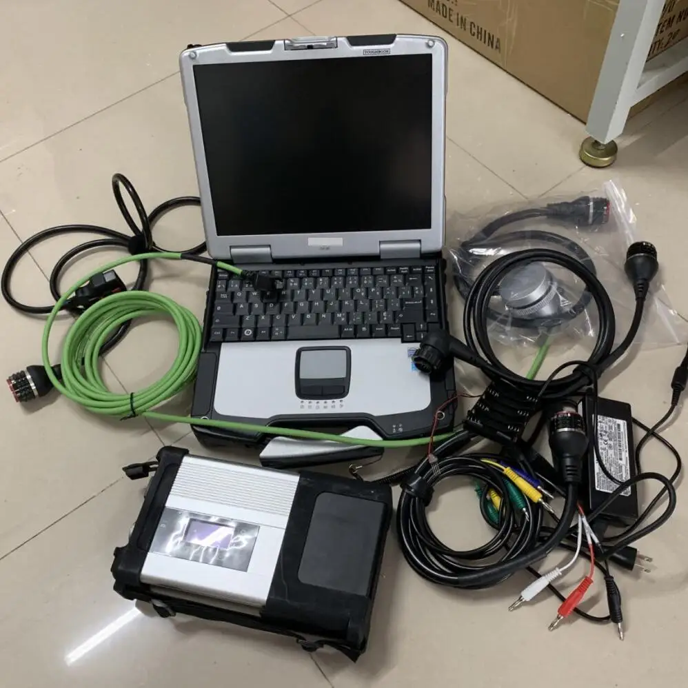 2021 mb star c5 с ноутбуком cf-30 toughbook сенсорный экран установлен 03 в ssd программное