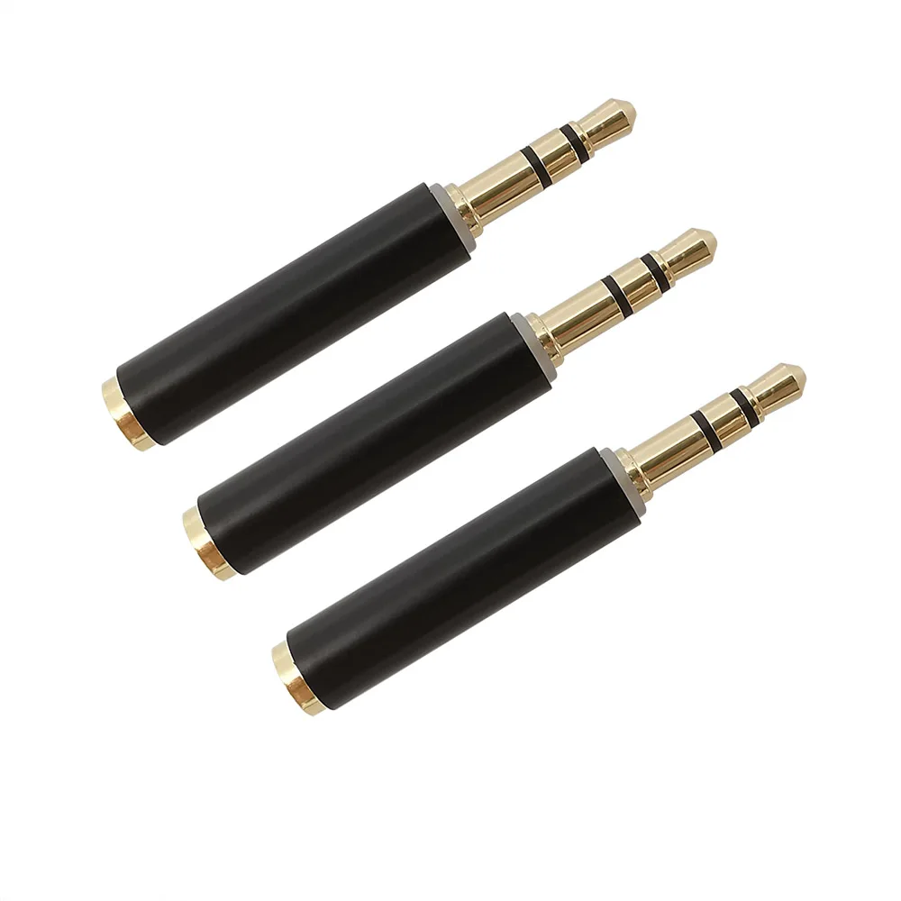 5/10 шт. 3 5 мм 3-полюсный на 4-полюсный стерео аудио преобразователь соединитель TRS