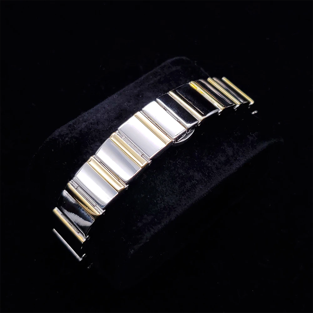 

MISSFOX Star Gold Dial Wristwatch Woman Gold And Silver Strap Diamond Bezel Quartz Watches For Women Luxurious Dress Lady Watch
