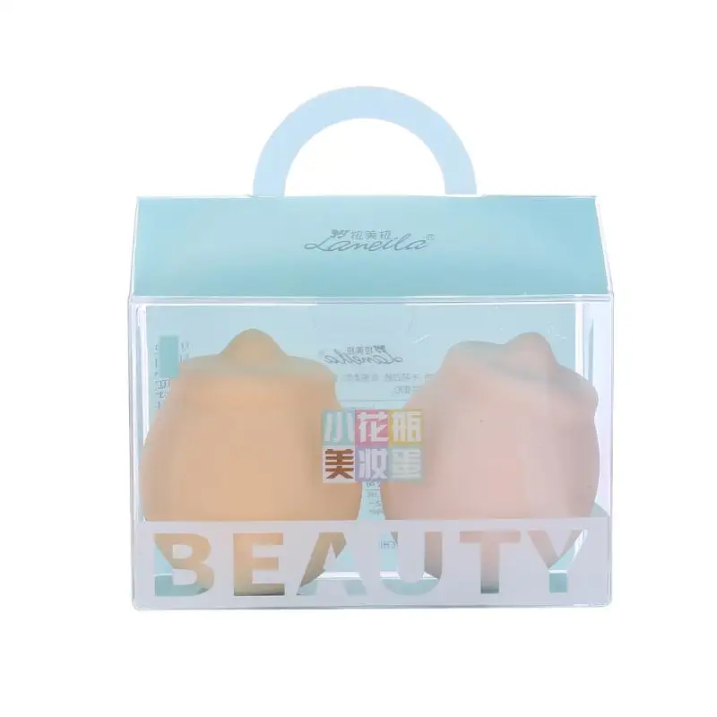 

2PCS Sponge Makeup Puff Makeup Blenders Foundation Powder Sponge Beauty Tool Make Up Accessories（Two Styles Random）