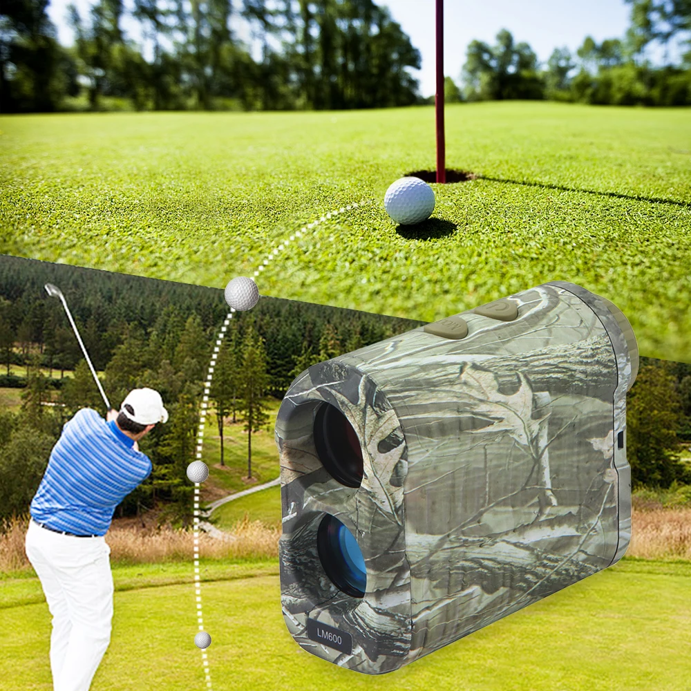 Monocular laser Distance Meter Rangefinder 600m Golf Hunting Telescope Speed Measure Tester | Спорт и развлечения