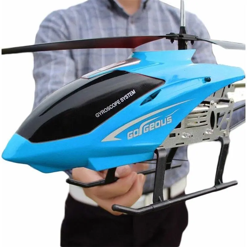 3.5CH 80cm Super Large helicopter remote control aircraft anti-fall rc helicopter charging toy drone model UAV outdoor fly model enlarge