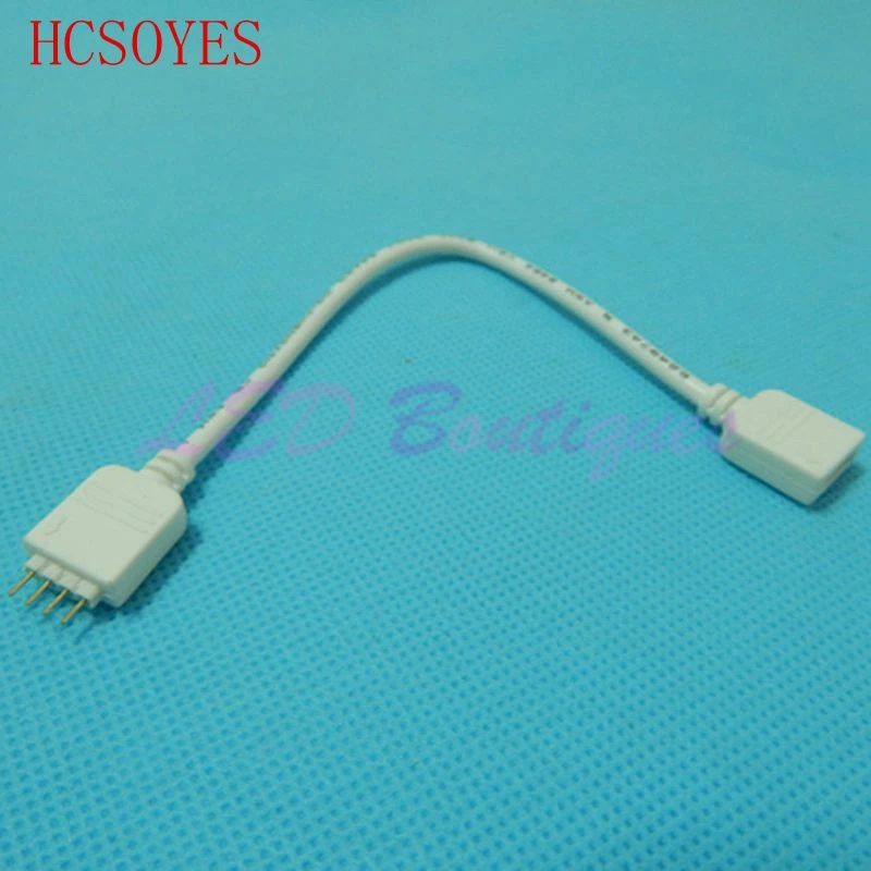 5 шт. 4 контактный Штекерный светодиодный разъем для 5050 smd RGB светодиодной ленты