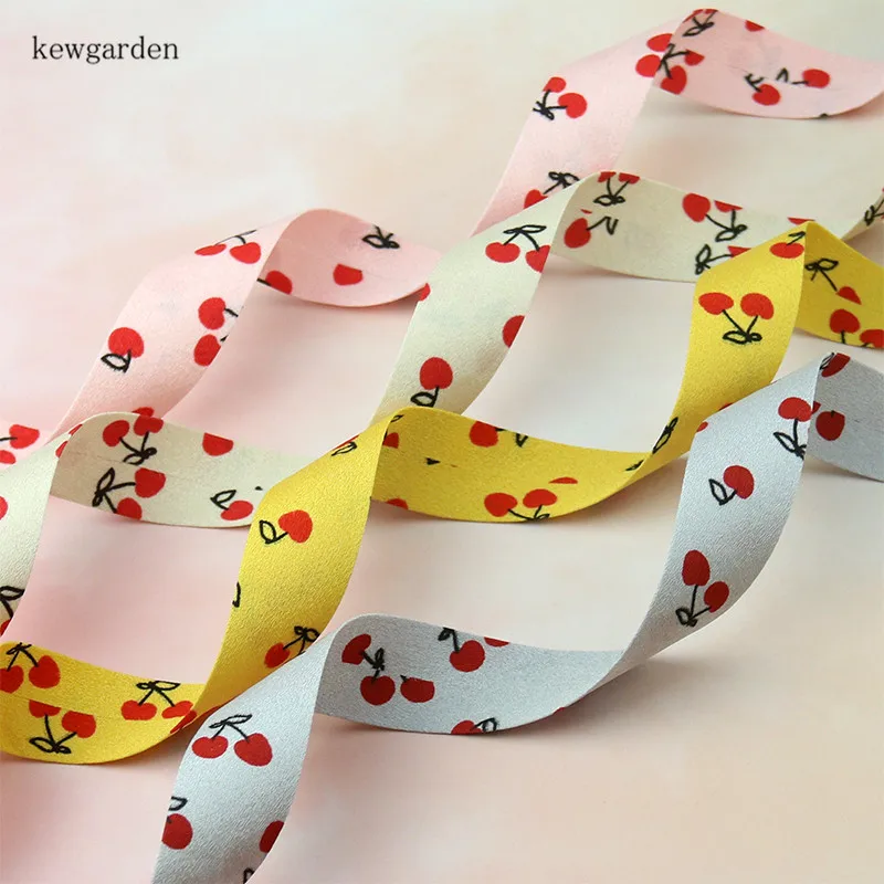 Kewgarden 1 5 &quot1&quot 25 40 10 мм ткань с хрустальными вишнями для ношения слоями атласная