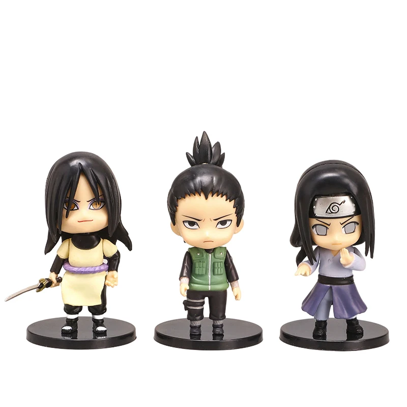 Naruto Shippuden Anime Figure Action Figurine Uzumaki Doll Tsunade Model Figma 10cm PVC Statue Hyuga Neji Toys Children | Игрушки и