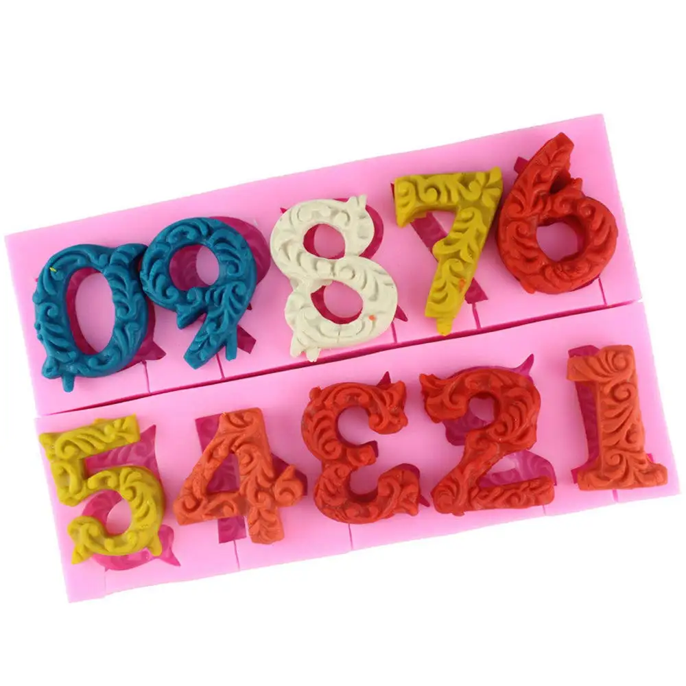 Форма для украшения торта в виде цифр необычная форма шоколада|Формы тортов| |