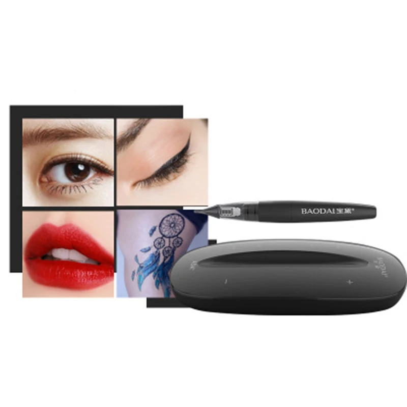 ASK baodai Professional Digital Tattoo Machine kit Permanent Makeup machine Eyebrow Lip Pen Rotary Tattoo Gun Home Or Beauty