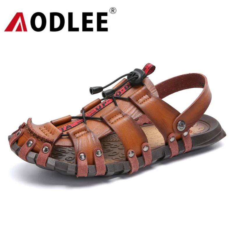 Мужские воздухопроницаемые сандалии летняя повседневная обувь уличная пляжная