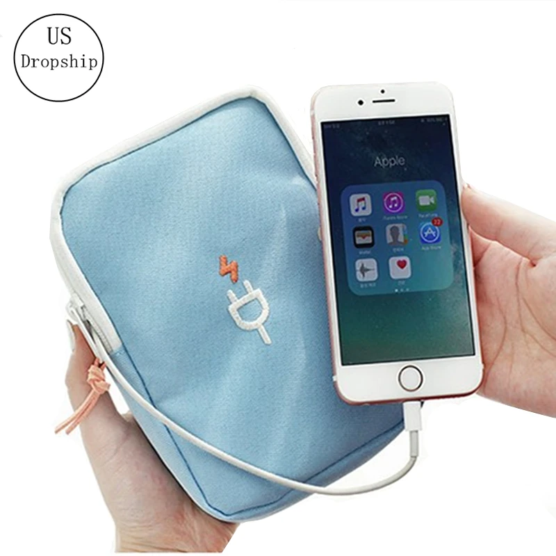 Новинка портативная дорожная сумка для хранения кабеля ранцы