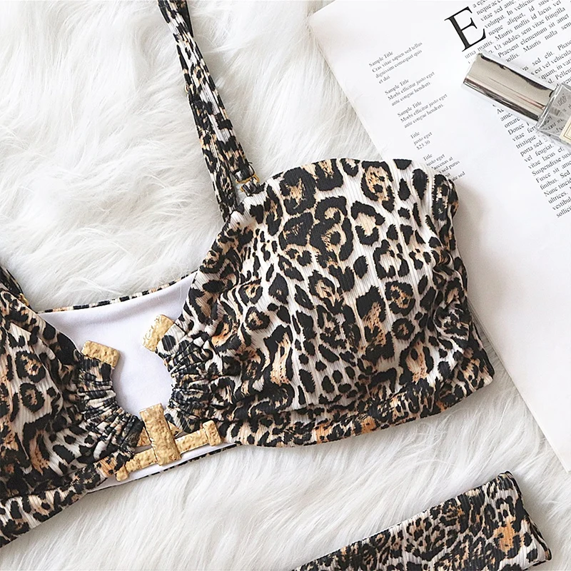 

Bikini 2021 Sexy Push-up Bikini Set Solid Color Tube Top High Waist Swimsuit Ladies Crystal Swimsuit Ladies Brazilian Bikini New