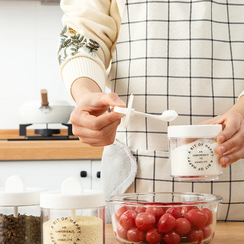 Новый специй бутылка-органайзер Пластик банки для хранения соль специи и емкость