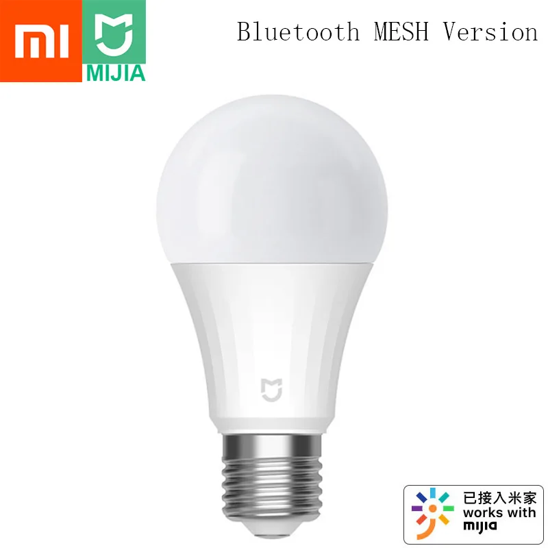 Умная Светодиодная лампа Xiaomi Mijia 5 Вт Bluetooth сетчатая версия управление голосом 2700