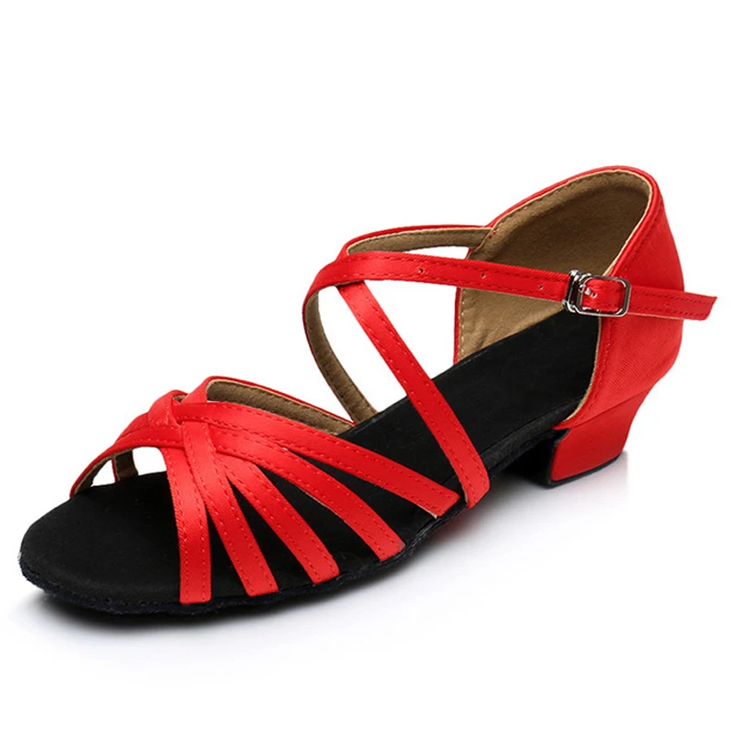 Женские бальные туфли для латиноамериканских танцев танцевальная обувь девочек