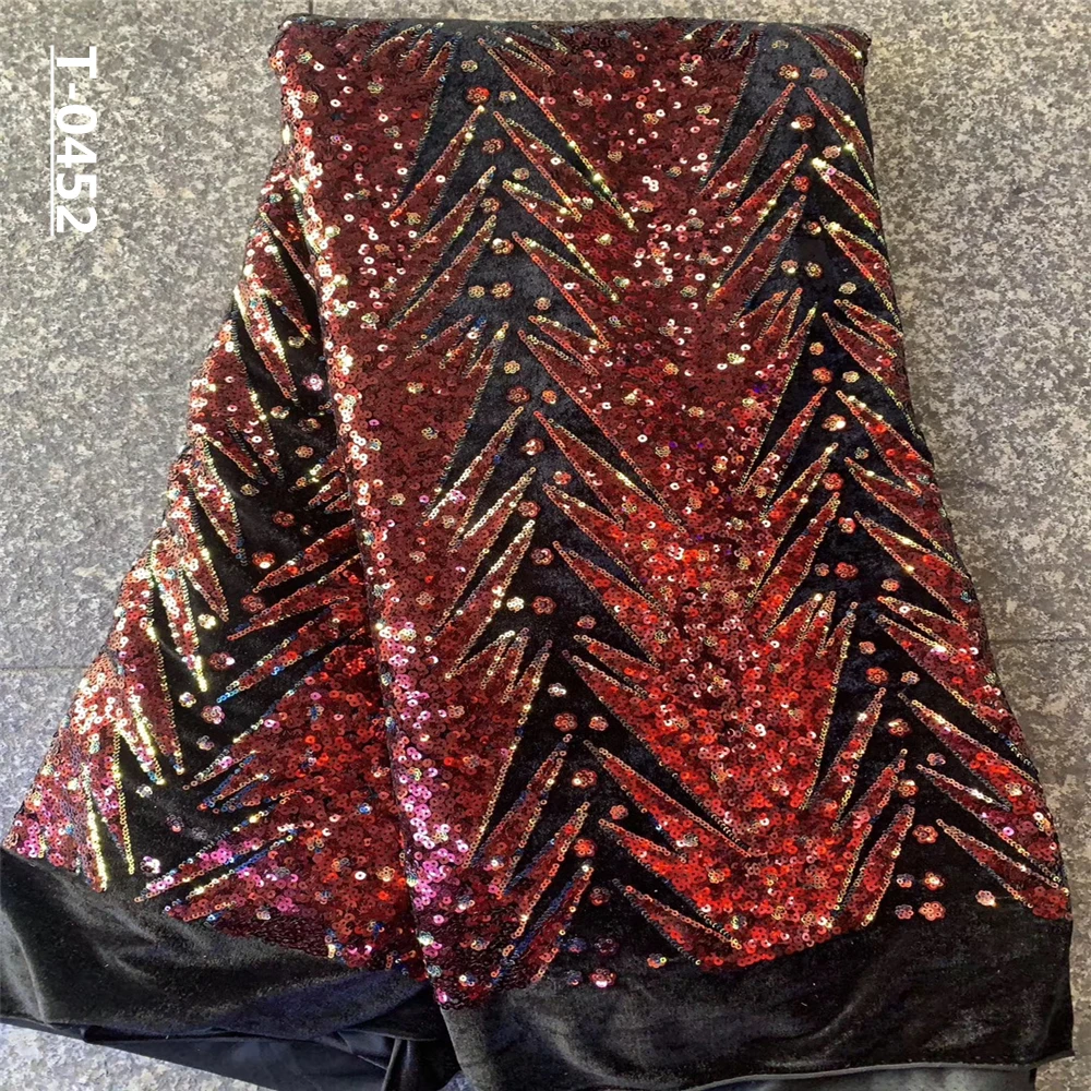 Тяжелые синие высококачественные новейшие Африканские кружева 2020 многоцветная