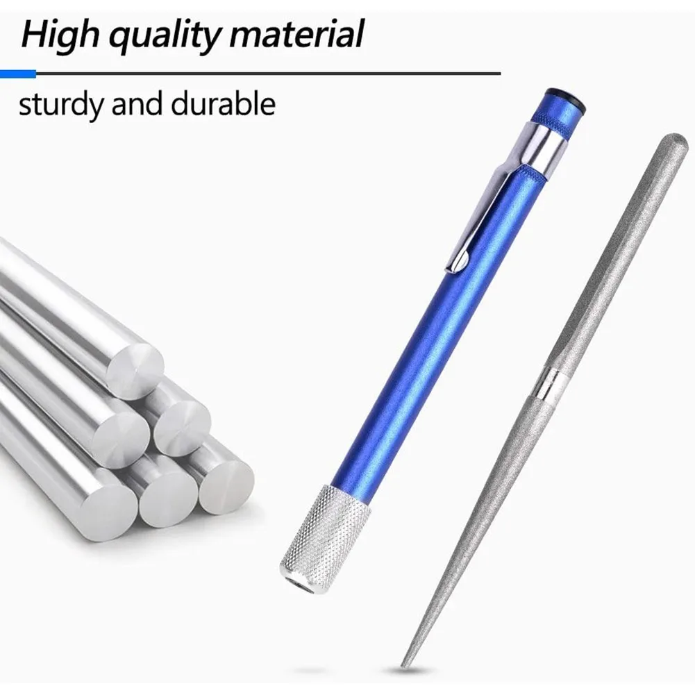 

Portable Diamond Sharpening Stone Pen Stick Multipurpose Sharpening Stone Pen Pocket Sharpener Pen With Fine Grit