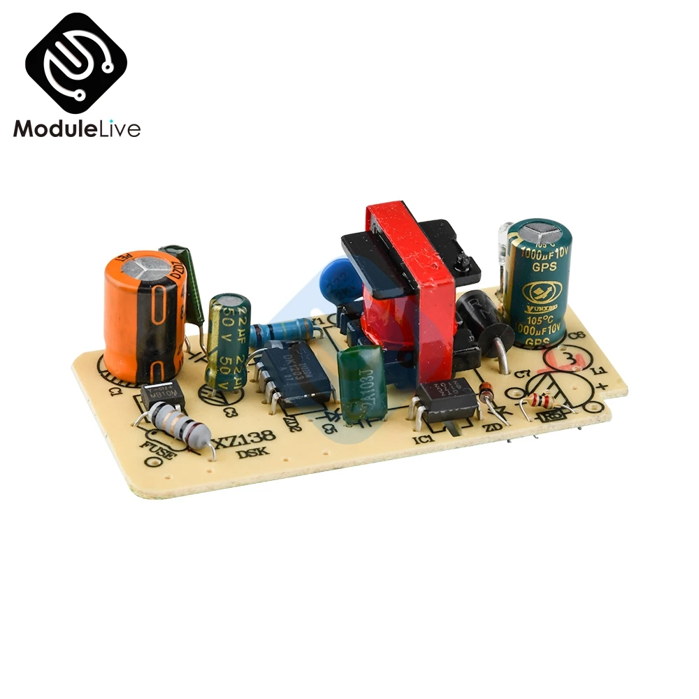10 шт. AC DC 100 240V 5V 2.5A переключатель переключения Питание зарядная Модульная плата