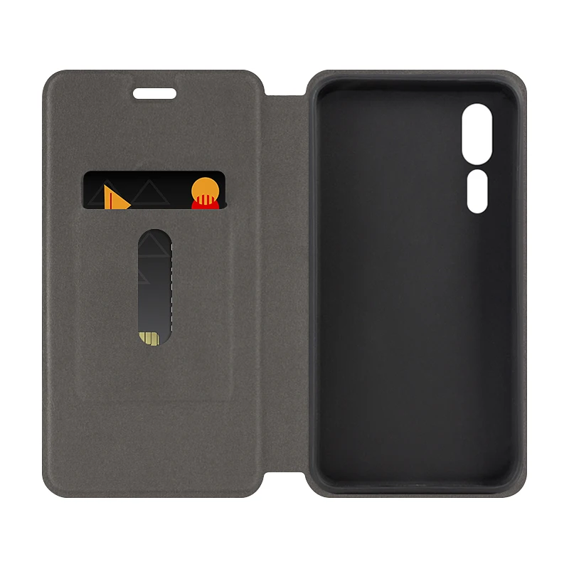 Холщовый чехол из искусственной кожи для телефона ZTE Axon 10 Pro 5G 10S чехол-книжка Orange