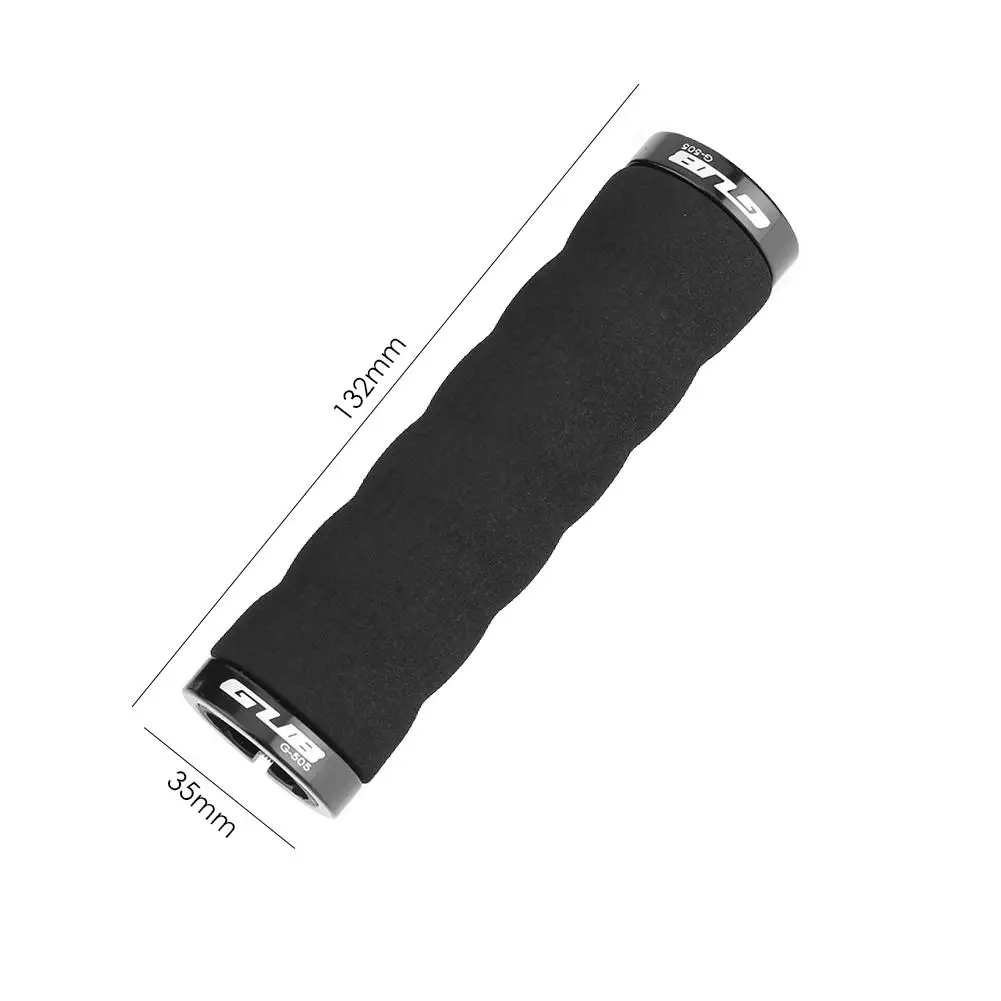 

GUB 1 Pair Anti-skid Aluminum alloy Lock On Sponge Mountain Bike Handlebar Cover Grips Bicycle Parts Bicycle Accessories